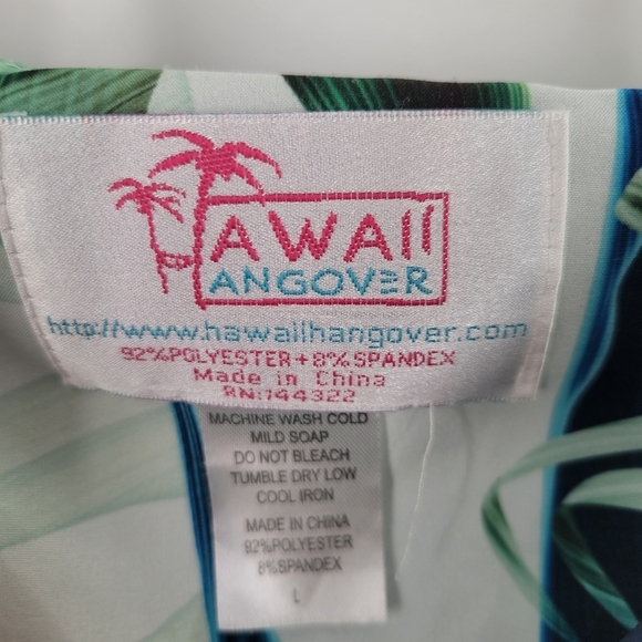 Hawaii Hangover Mermaid Ruffle Dress Paradise Size L - Picture 3 of 6
